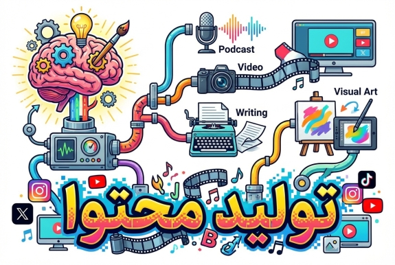 تولید محتوا تولید محتوا یکی از کلیدیترین عوامل موفقیت در معرفی آثار و برندهای هنری است.